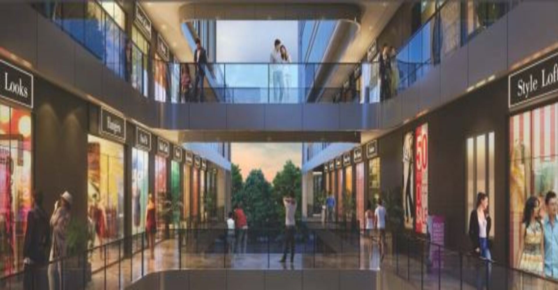 Commercial shops for sale in the atrium Pune