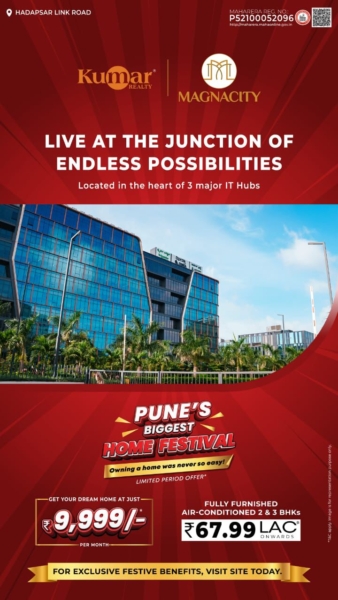 1 bhk , 2 bhk, 3 bhk flats for sale in kumar magna city solapur road, manjari pune
