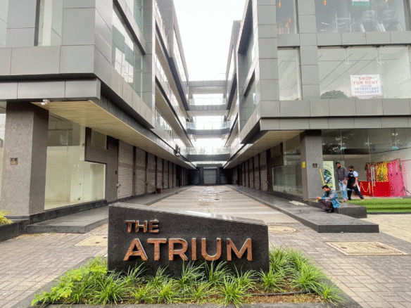 The atrium commercial shops, showrooms, office spaces and rooftop restaurants for sale in magarpatta city road, mundhwa, pune