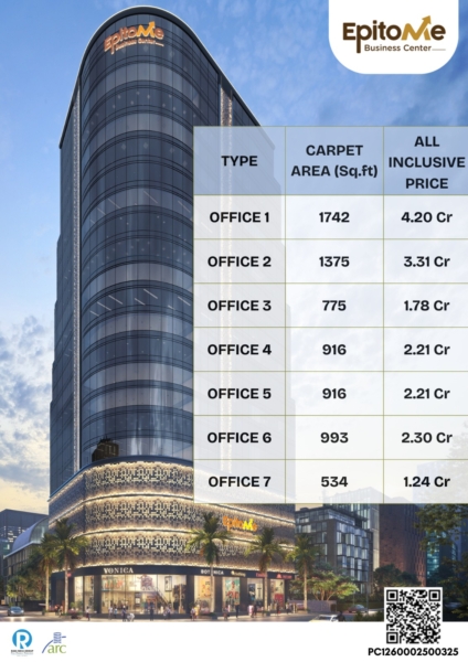 Commercial office space and shops and showrooms for sale in EPITOME BUSINESS CENTER Magarpatta City Road, Mundhwa Pune
