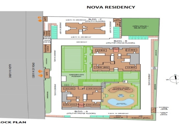 2 bhk, 2.5 bhk, 3.bhk, 3.5 bhk, 4 bhk flats for sale in Nova Residency Magarpatta City Pune