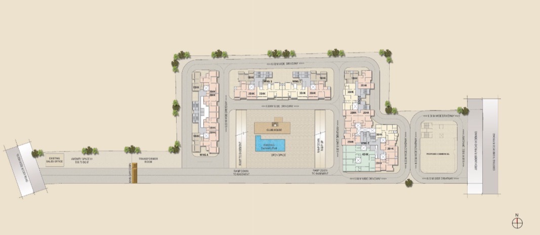 Nearing posession 3 bhk flats for sale in Akshar Altorios hadapsar pune