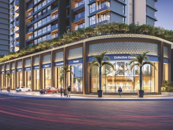 Commercial showrooms for sale in 54 floors drive by bhandari associates in hadapsar pune