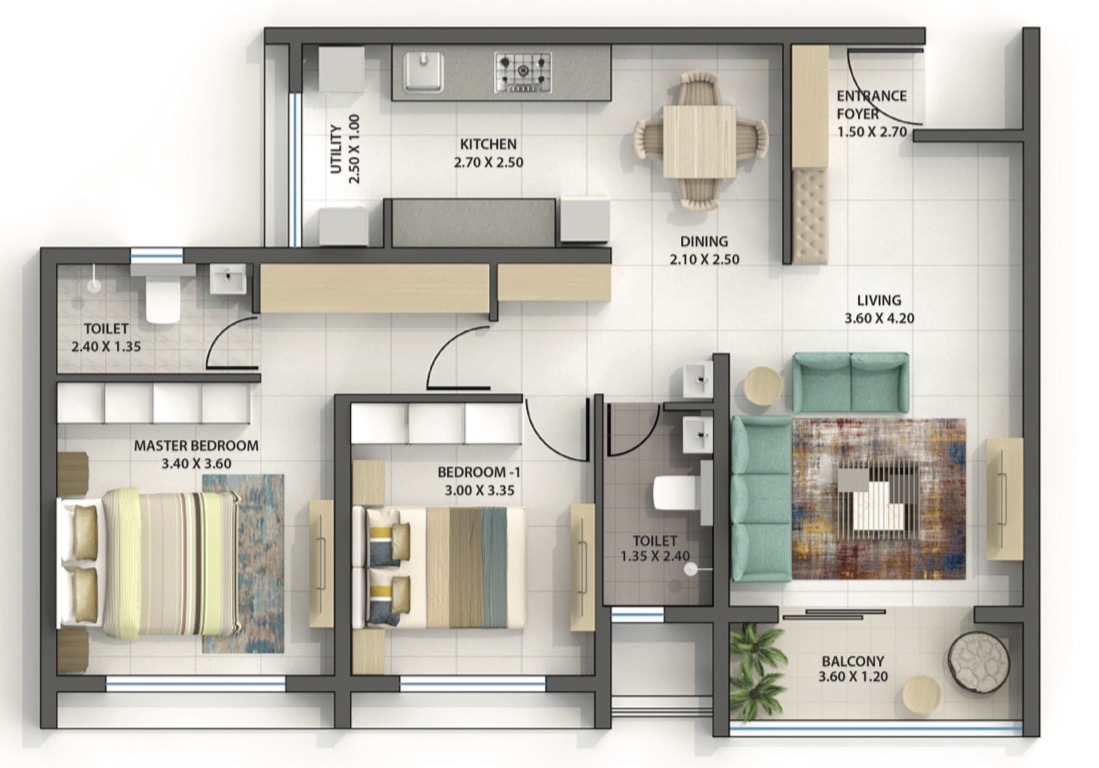 2 bhk flat for sale in saajgiri nanded city pune